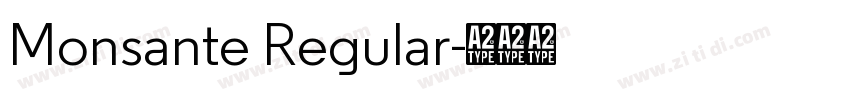 Monsante Regular字体转换